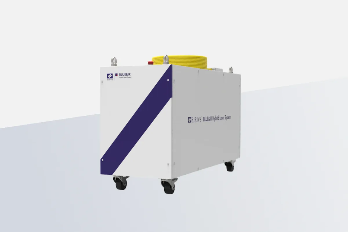 Blue & IR Hybrid Laser System