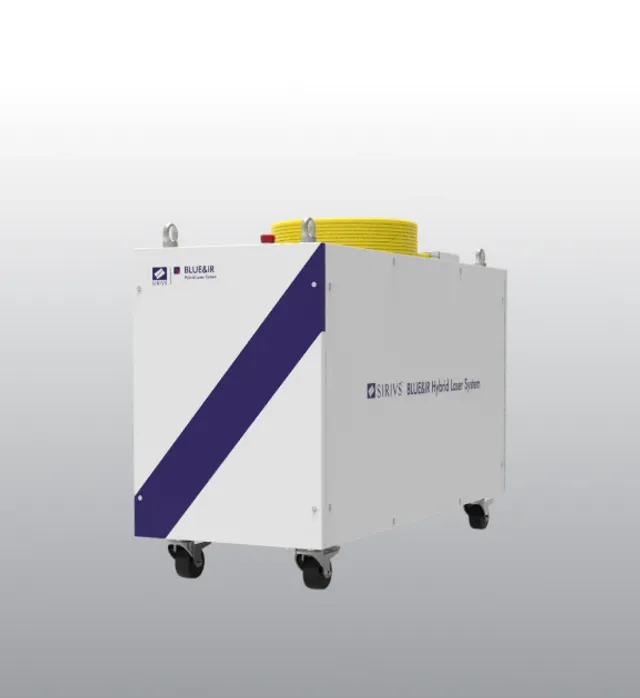 Blue & IR Hybrid Laser System
